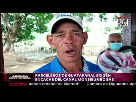 Parceleros de Guatapanal en Santiago exigen encache del canal Monsieur Bogae