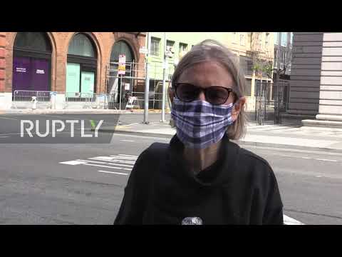 USA: Residents react as San Francisco makes face masks mandatory