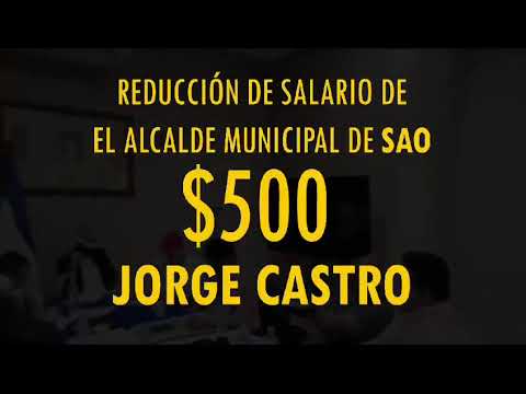 Alcalde de SAO reduce salarios y gastos de representación.