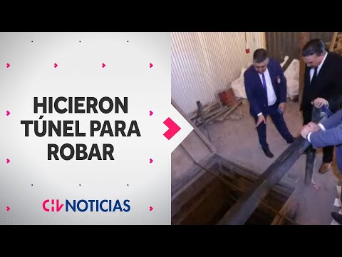 HABRÍA 2 MUERTOS POR DERRUMBE: Los detalles del túnel para robar empresa de valores en San Bernardo