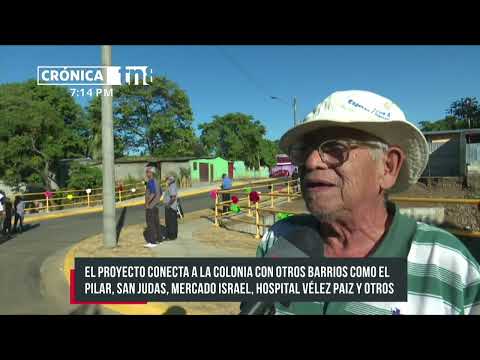 Inauguran puente vehicular en la Colonia Héroes y Mártires del Bocay - Nicaragua