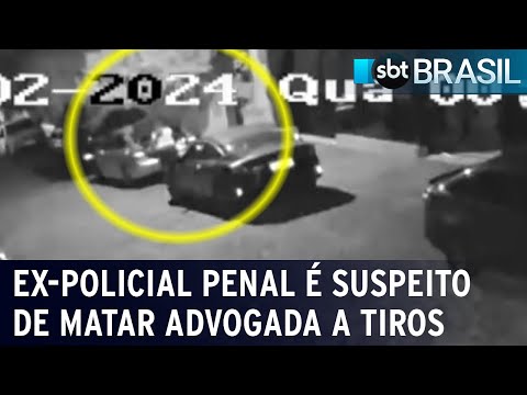 Ex-policial penal é principal suspeito de matar advogada a tiros no RN | SBT Brasil (28/02/24)
