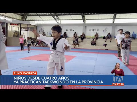 La disciplina del Taekwondo gana cada vez más espacio en la provincia de Pastaza