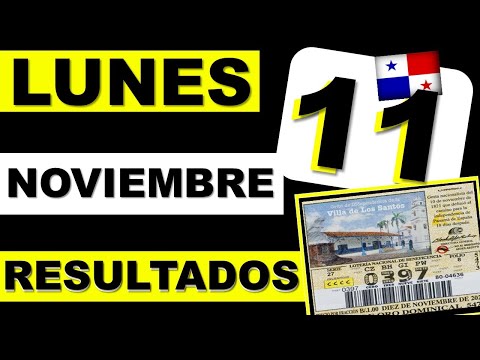 Resultados Sorteo Loteria Lunes 11 Noviembre 2024 Nacional Panama Domingo 10 Que Números Jugaron