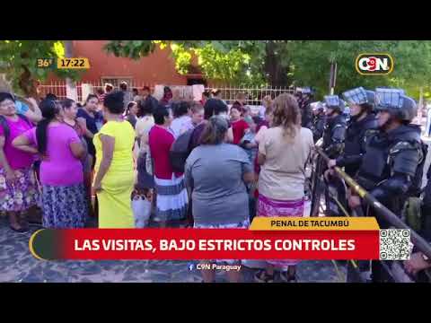 Tacumbú: Las visitas, bajo estrictos controles