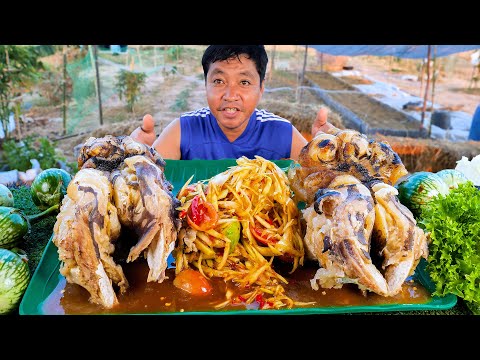 ต้มตีนวัวต้มเปื่อยๆแกล้มตำบัก