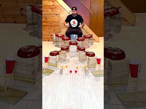 Ping Pong Ball Trick Shots #shorts #trickshots #trickshot