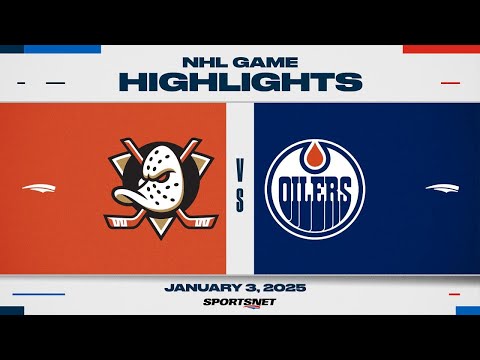 NHL Highlights | Ducks vs. Oilers - January 2, 2025