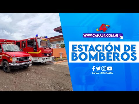 Inauguran estación de bomberos en San Benito, Tipitapa para garantizar la seguridad de la población