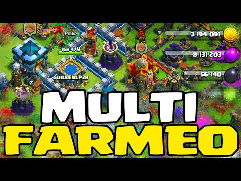 ATACANDO EN GUERRA en directo MULTI-CUENTAS Clash of Clans II Guillenlp28