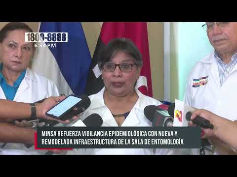 Vigilancia epidemiológica reforzada en Nicaragua con sala de entomología