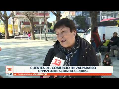 Guardia ocupó un palo para golpear a mecheros en Valparaíso: Habría sido despedido