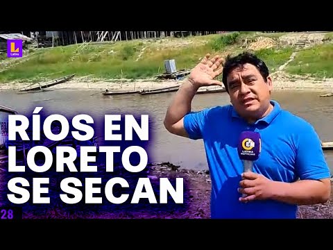 Ríos en Loreto se secan: Estamos siendo golpeados por una sequía hidrológica