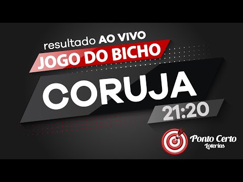 Resultado JOGO DO BICHO AO VIVO | PT-RIO 21:20 | CORUJA-RIO 21:20 | LOOK DE GOIÁS 21:20 | 16/03/2024