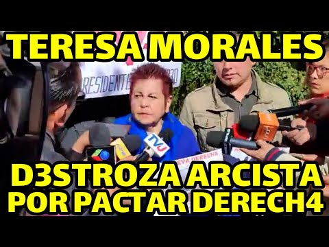 EXMINISTRA TERESA MORALES MUESTRA FOTO DE DIRIGENTES ARCISTAS JUNTO A LA ULTRA D3RECHA DE BOLIVIA