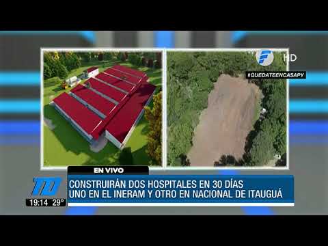 Coronavirus: Paraguay construirá dos hospitales en un mes
