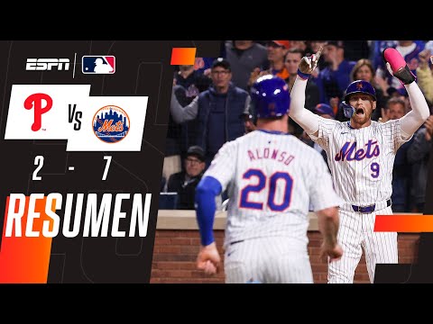 Phillies 2-7 Mets | MLB | NLDS | New York acaricia el campanazo y la Serie de Campeonato | Resumen