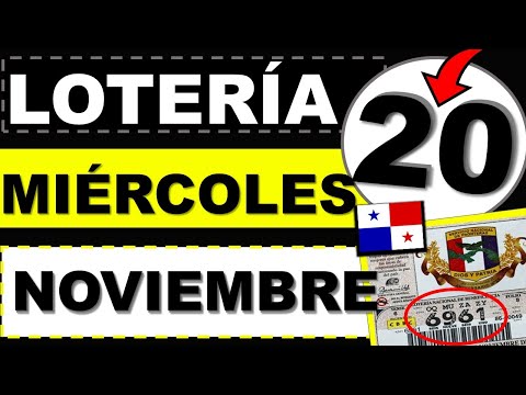 Resultados Sorteo Loteria Miercoles 20 Noviembre 2024 Loteria Nacional Panama Miercolito Hoy Q Jugó