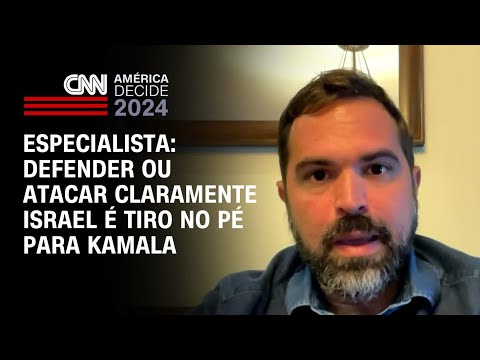 Especialista: Defender ou atacar claramente Israel é tiro no pé para Kamala | WW