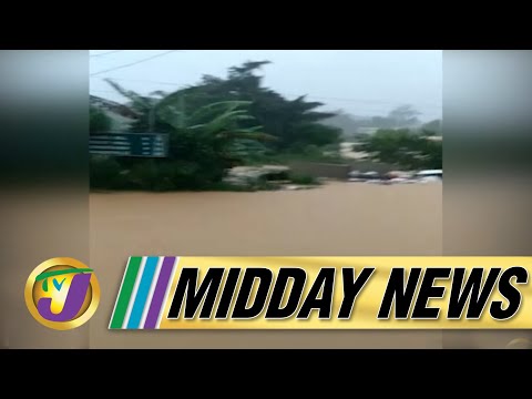 Tropical Storm Ida | Flash Flood Warning for Jamaica | TVJ Midday News - August 27 2021