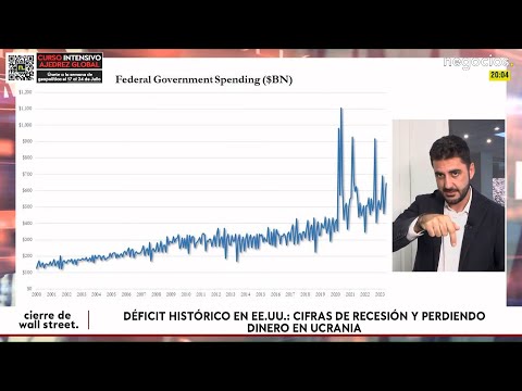 Déficit histórico en EEUU: cifras de recesión y perdiendo dinero en Ucrania