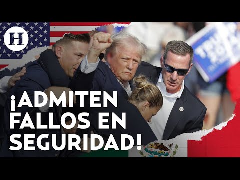 ¡Reforzarán protección para Trump! Gobierno de EU admite que falló seguridad en atentado