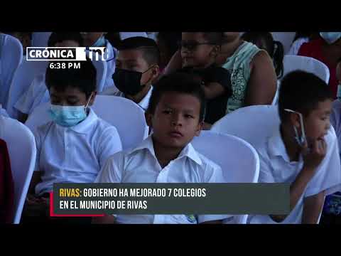 Cinco colegios de Rivas rehabilitados para este año escolar 2022 - Nicaragua