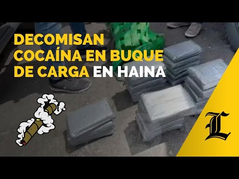 Decomisan cocaína en buque de carga en Haina; tenía como destino Puerto Rico