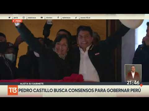 Pedro Castillo alista su gabinete y busca consensos para gobernar en Perú