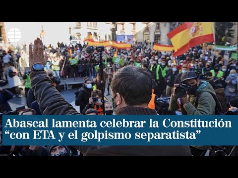 Abascal lamenta celebrar la Constitución con ETA y el golpismo separatista en el Gobierno