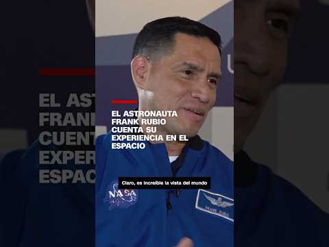 El astronauta Frank Rubio cuenta su experiencia en el espacio