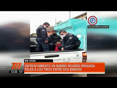 Enfrentamiento a balazos en el barrio Ricardo Brugada