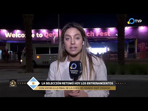 Sofia Martínez en La Noche Del Mundial - TVP 16/12/2022