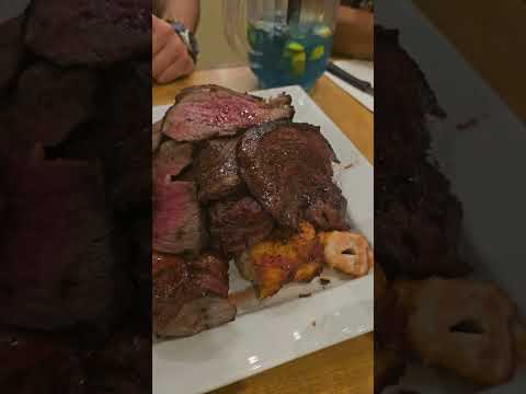 Lots of Meats - Brazilian Rodizio - at Brasilia in Newark, NJ!! #shorts #rodizio