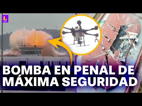 Dron deja bomba en penal de máxima seguridad de Ecuador: Así quedó tras explosión