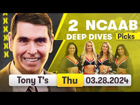 2 FREE College Basketball Picks and Predictions on NCAAB Betting Tips for Today, Thursday 3/28/2024