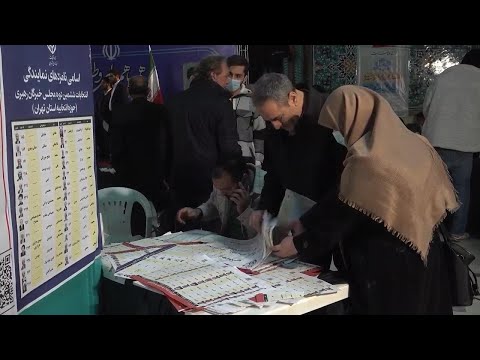 Polls close in Iranian parliament vote after a low turnout