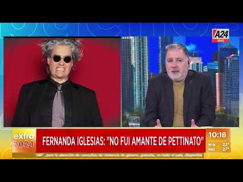 Escándalo contra Roberto Pettinato: Fernanda iglesias le respondió a Tamara Pettinato