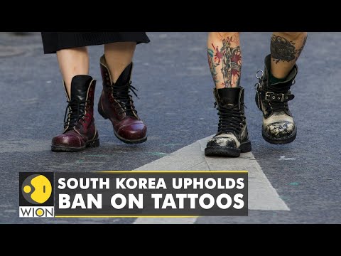 🌎Getting inked is a crime in South Korea as it upholds the ban on Tattoos | World English News | WION