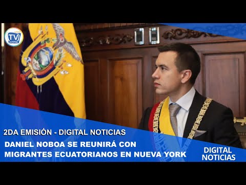 DANIEL NOBOA SE REUNIRÁ CON MIGRANTES ECUATORIANOS EN NUEVA YORK