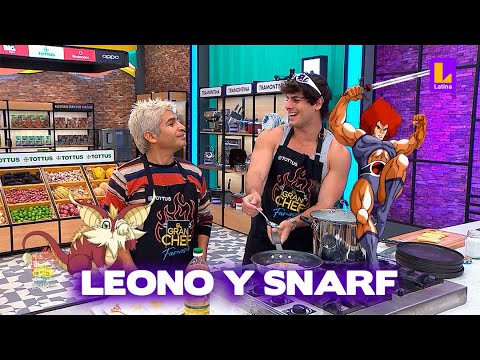 Leono y Snarf: Renato Jr y Miguel Vergara se convierten en los ThunderCats | El Gran Chef Famosos