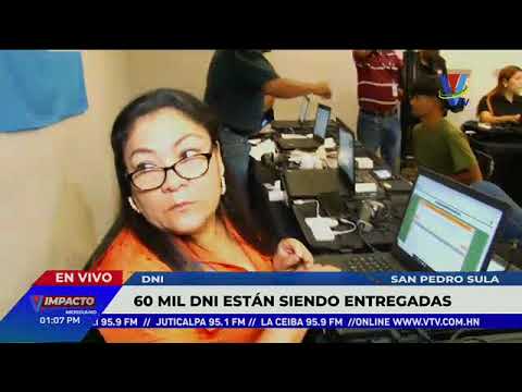 60 mil DNI son entregados en San Pedro Sula