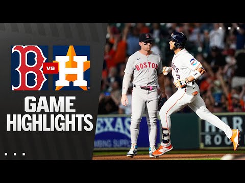 Red Sox vs. Astros Game Highlights (8/13/25) | MLB Highlights