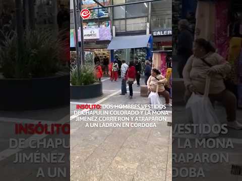 #Córdoba #LaMonaJimenez y #ElChapulinColorado detuvieron a un ladrón a las piñas #shorts
