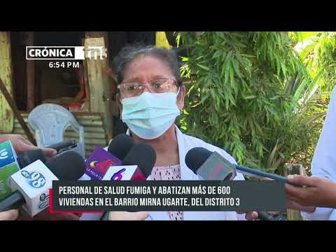 Continúa la lucha contra enfermedades vectoriales en Managua - Nicaragua