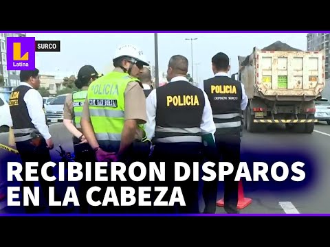 Surco: Balacera en Panamericana Sur deja dos muertos que iban en moto
