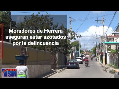 Moradores de Herrera aseguran estar azotados por la delincuencia