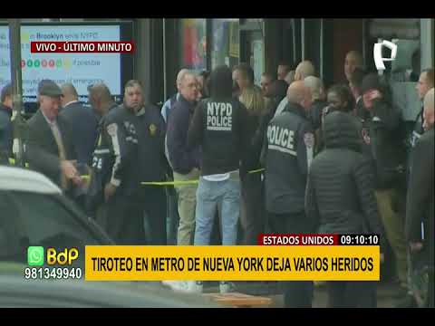 Nueva York: varios heridos de bala en tiroteo en un metro de Brooklyn