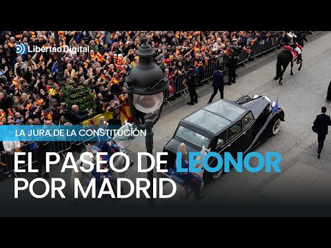 El paseo de Leonor por Madrid en un exclusivo Rolls-Royce