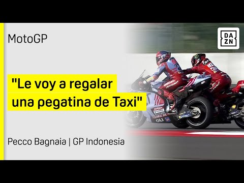 Pecco Bagnaia bromea sobre el momento en el que Marc Márquez lo remolcó por quedarse sin gasolina